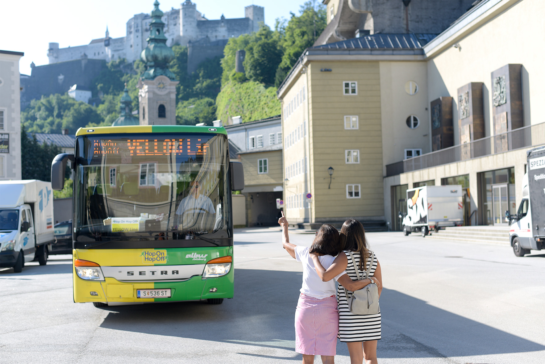 Hop On Hop Off Salzburg Sightseeing & Stadtrundfahrt mit Bus Albus